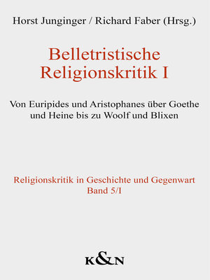 cover image of Belletristische Religionskritik I
